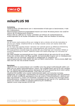 milesPLUS 98 - circlek.se