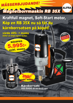 Läs mer - Magnetborrmaskiner