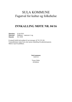 PDF, 5 MB - Sula kommune