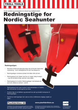 Redningsstige for Nordic Seahunter
