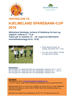 hjelmeland sparebank-cup 2016