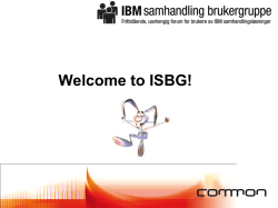 Welcome to ISBG!