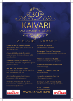 Tuomarit www.kaivari.info