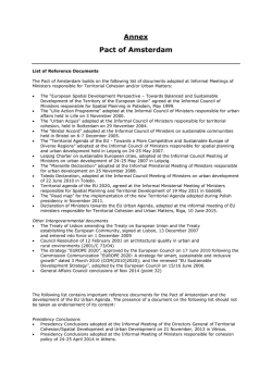 Annex Pact of Amsterdam
