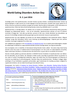 World Eating Disorders Action Day