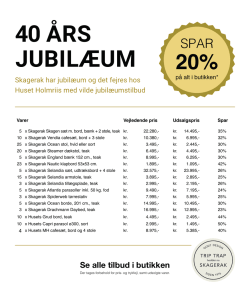 40 års jubilæum - Huset Holmriis