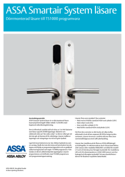 ASSA Smartair System läsare - spear