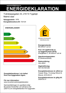 Tvärskeppsgatan 43, ED