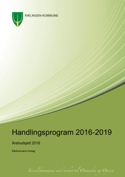 Handlingsprogram 2016-2019