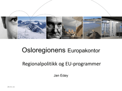 Osloregionens Europakontor