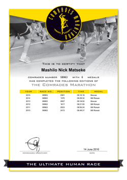 Mashilo Nick Matseke