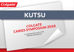 colgate caries symposium 2016