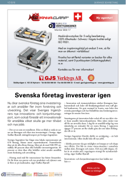 Svenska företag investerar igen