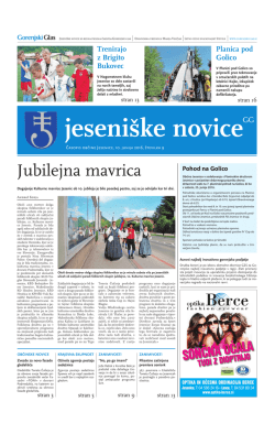 Jeseniške novice, št. 9