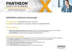 PANTHEON certificirani računovodja