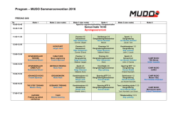 se timeplan - Mudo Gym og Kampsport