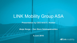 LINK Mobility ved Arild Hustad