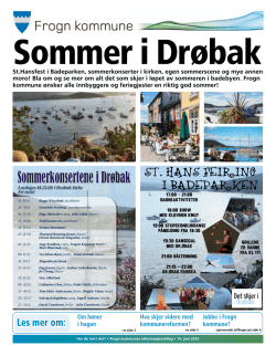 Sommerkonsertenei Drøbak