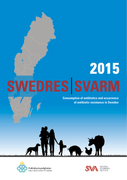Swedres-Svarm report 2015