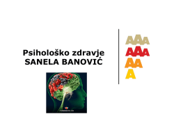 S strastjo nad stres, dr. Sanela Banović