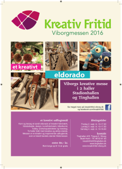 Tinghal kreativ fritid plakat A4.indd