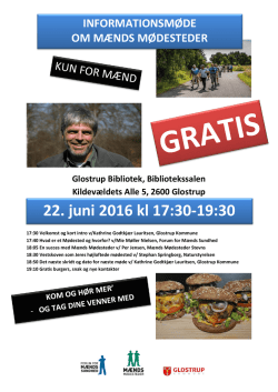 Mænds mødesteder Invitation til