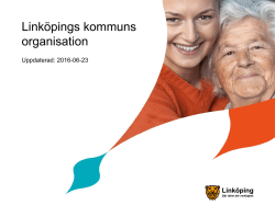 Linköpings kommuns organisation