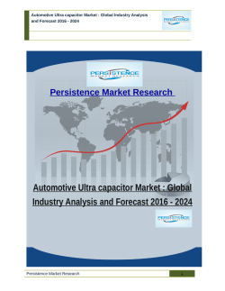 Automotive Ultra capacitor Market : Global Industry Analysis and Forecast 2016 - 2024