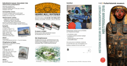 programmet som PDF. - Kulturhistorisk museum