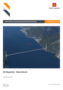 E6 Megården - Mørsvikbotn