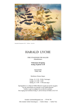 PDF - Harald Lyche