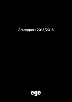Årsrapport 2015/2016