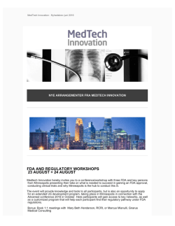 Juni 2016 - MedTech Innovation