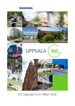 Läs mer om vår vision Uppsala 360