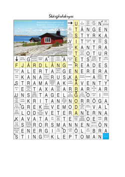 Facit - Skärgårdsstiftelsen