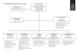 The Riksbank`s organisation, June 2016