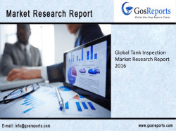 Global Tank Inspection Market