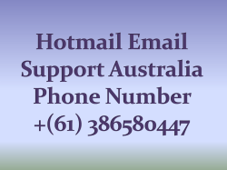 Dial Hotmail Support Australia Number +(61) 386580447 And Get Help To Your Hotmail Account