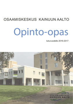 Opinto-opas 2016-2017