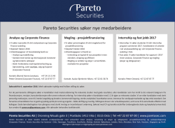 Pareto Securities