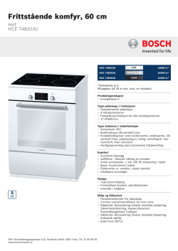 Bosch HCE 748323U
