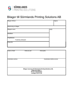 Bilagor pallmärkning - Sörmlands Printing Solutions