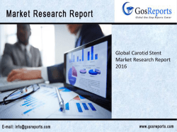 Global Carotid Stent Market Research Report 2016