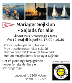Annonce i pdf - Mariager Sejlklub