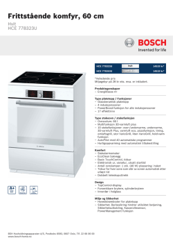 Bosch HCE 778323U