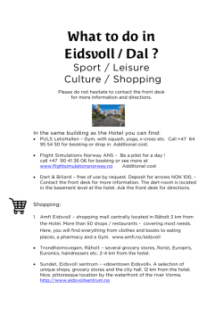 What to do in Eidsvoll / Dal - BEST WESTERN LetoHallen Hotel