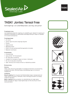 TASKI® Jontec Tensol free