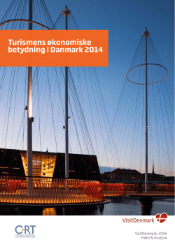 Turismens økonomiske betydning i Danmark 2014