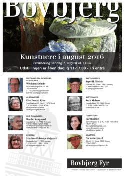 Kunstudstilling Bovbjerg Fyr
