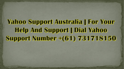 Yahoo Technical Support Australia Number Fix Errors In Yahoo Account